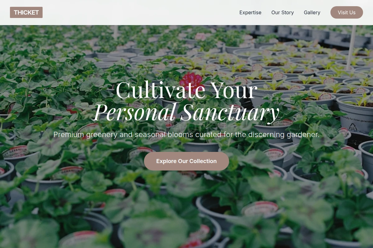 Thicket Garden Center