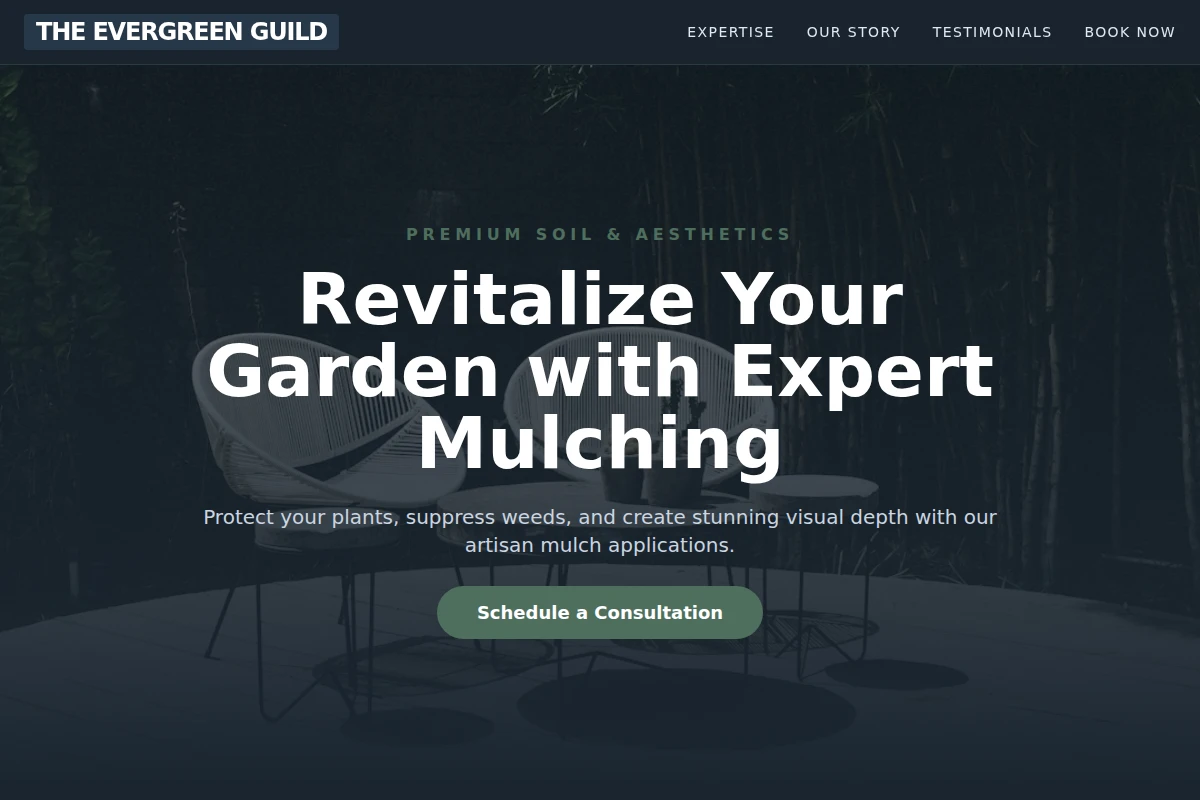 Mulch Garden Design