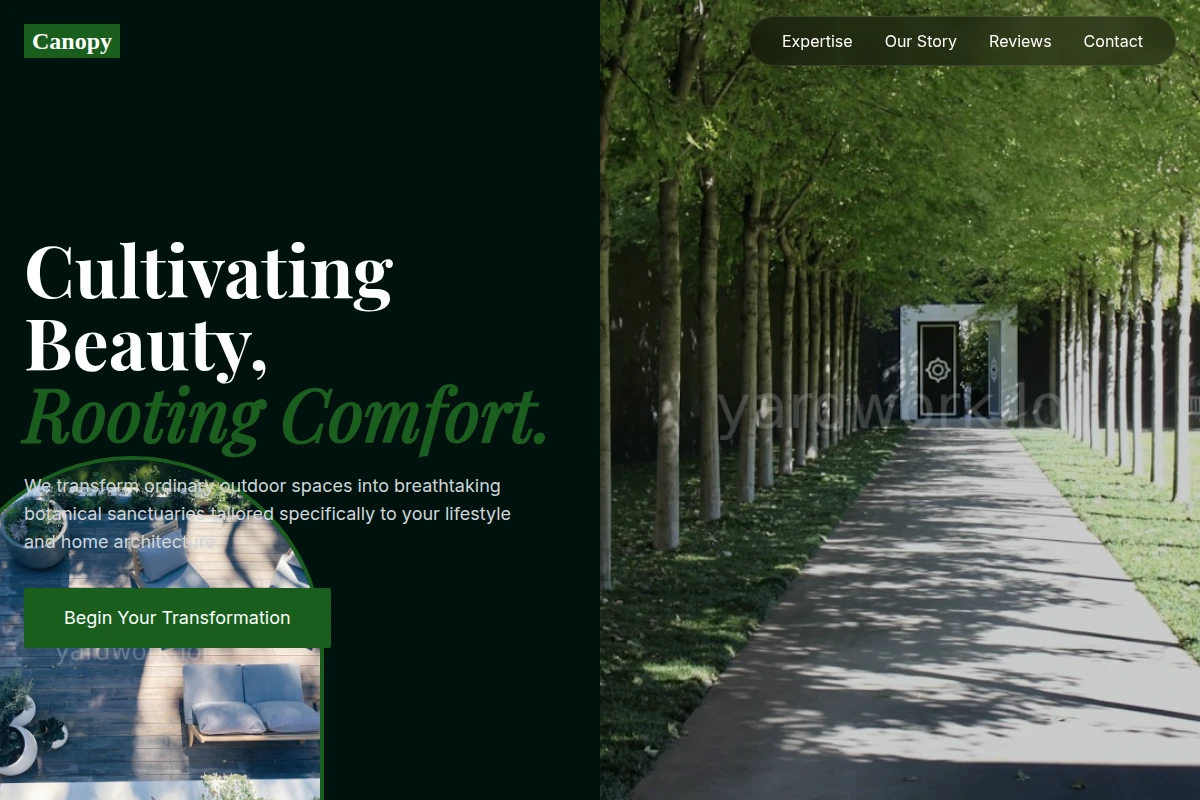 Canopy Garden Design