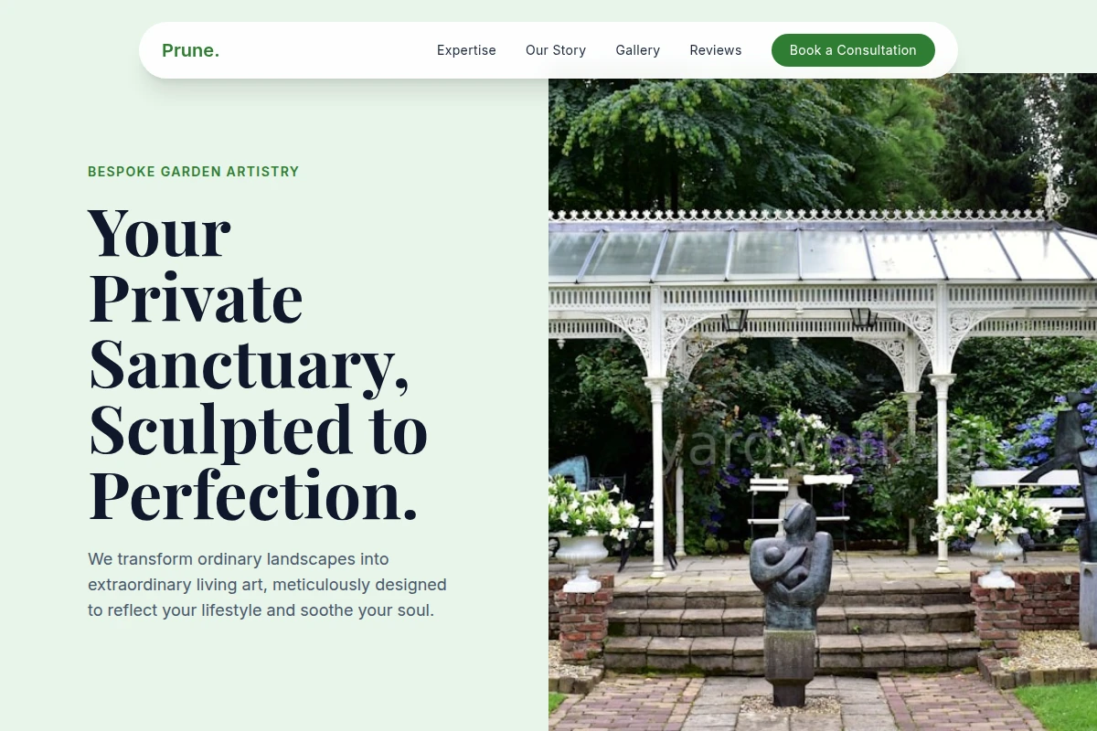 Prune Garden Design