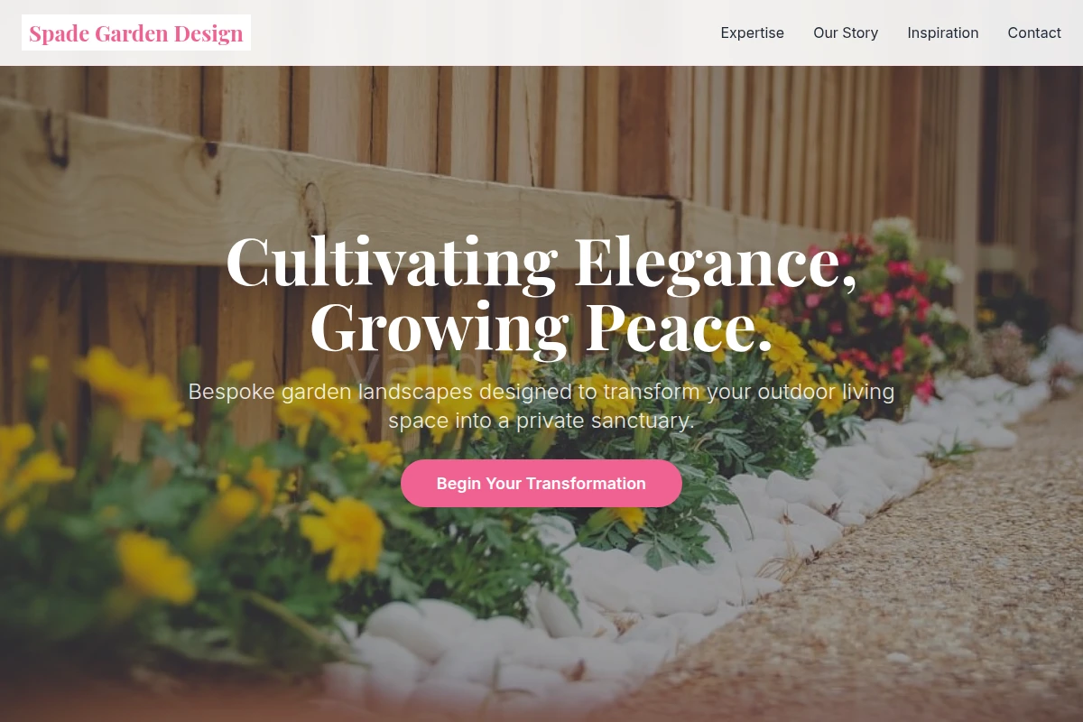 Spade Garden Design