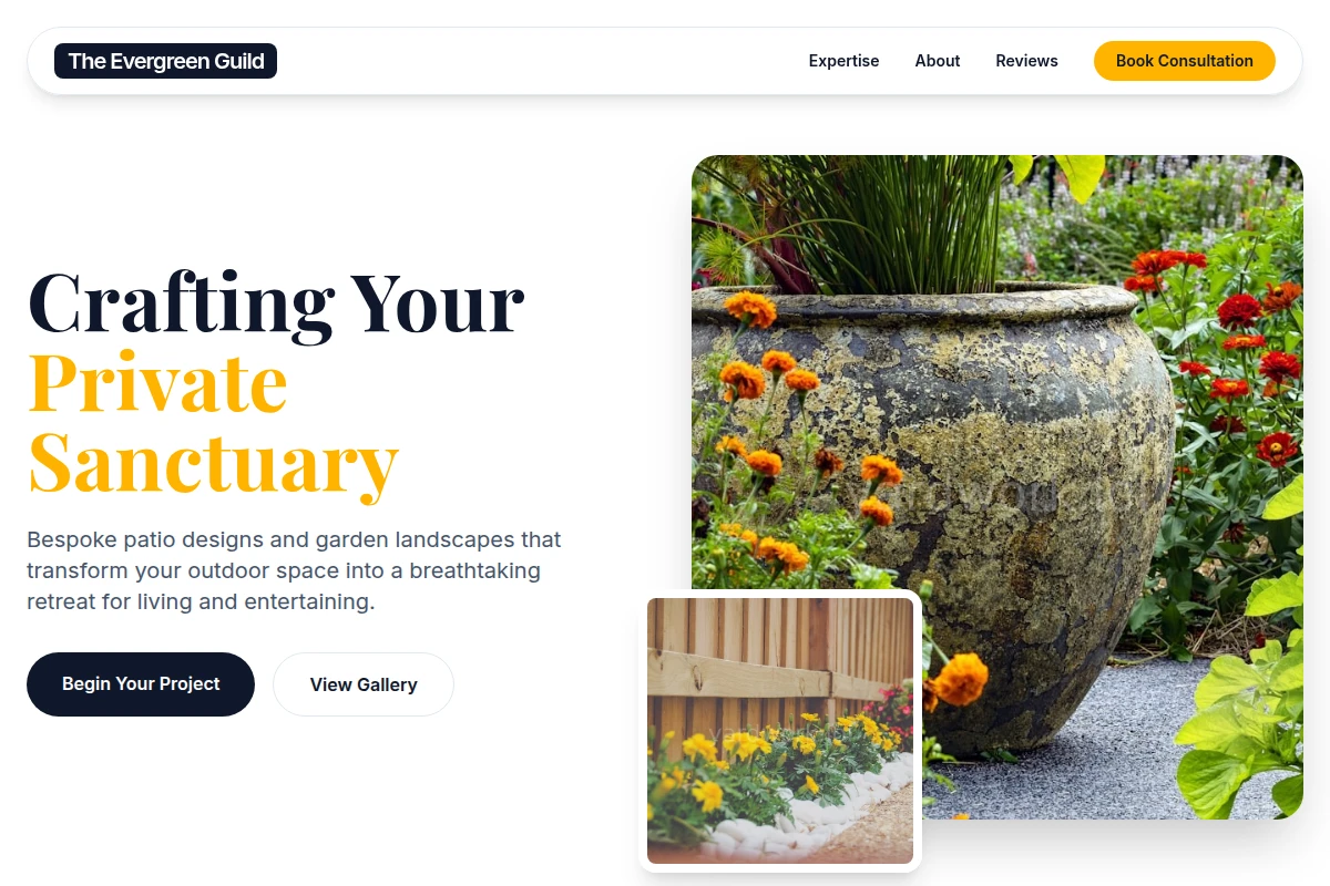 Patio Garden Design