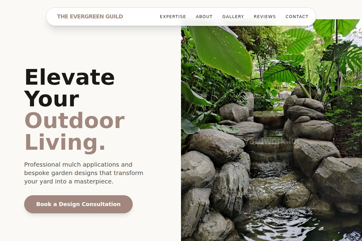 Mulch Garden Design