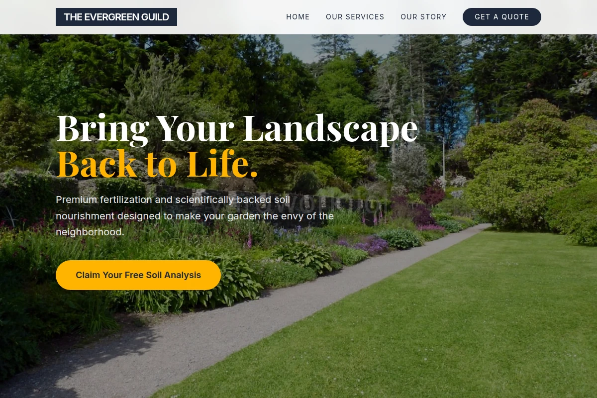 Fertilizer Landscaping