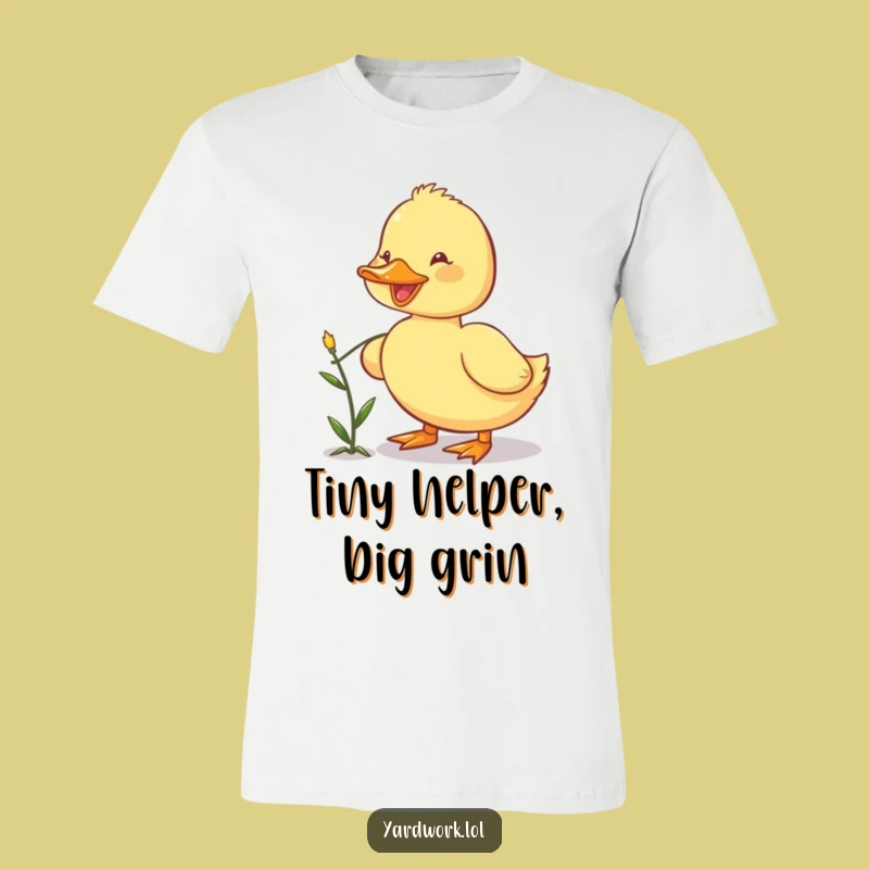 Funny Happy Duckling Weeding T-Shirt - Adorable Garden Helper Gift